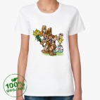 Женская футболка органик