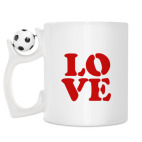 Кружка с футбольным мячиком