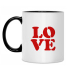 Кружка двухцветная