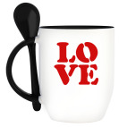 Кружка с ложкой