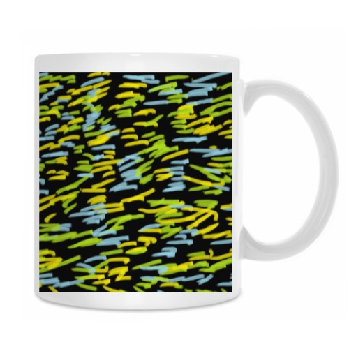 Кружка с принтом "Штрихи"