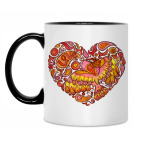 Кружка двухцветная