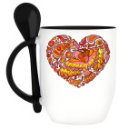 Кружка с ложкой