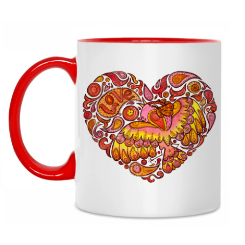 Кружка с принтом Love