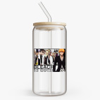 Банка с бамбуковой крышкой