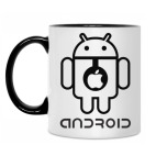 Кружка двухцветная