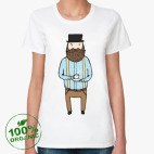 Женская футболка органик