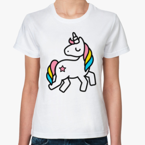 Классическая футболка Star Unicorn
