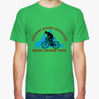 Классическая футболка biking around town