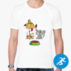 Мужская спортивная футболка