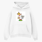 Толстовка худи оверсайз