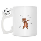 Кружка с футбольным мячиком