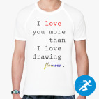 Мужская спортивная футболка