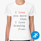 Женская спортивная футболка