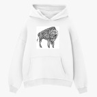 Толстовка худи оверсайз