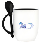 Кружка с ложкой