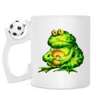 Кружка с футбольным мячиком