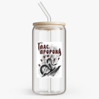 Банка с бамбуковой крышкой