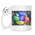 Кружка с футбольным мячиком