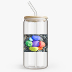 Банка с бамбуковой крышкой