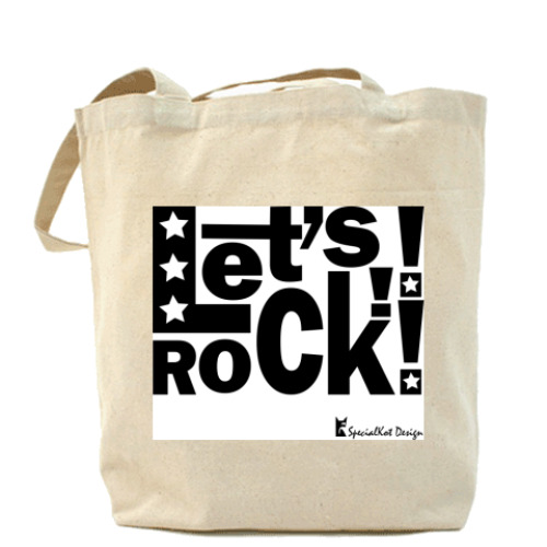 Сумка шоппер Let's Rock !