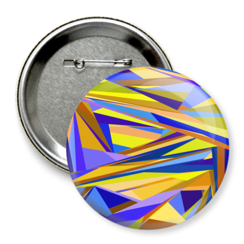 Значок 75мм с принтом Кандинский