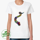 Женская футболка органик