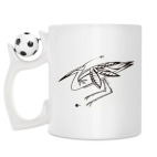 Кружка с футбольным мячиком