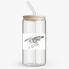 Банка с бамбуковой крышкой