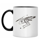 Кружка двухцветная