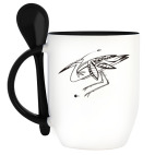 Кружка с ложкой