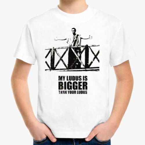 Детская футболка с принтом My ludus