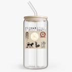 Банка с бамбуковой крышкой