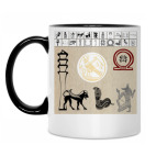 Кружка двухцветная