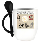 Кружка с ложкой