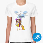 Женская спортивная футболка