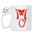 Кружка с футбольным мячиком