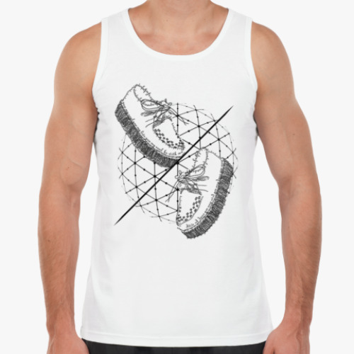 Майка с принтом Слова и фразы - твои шаги!