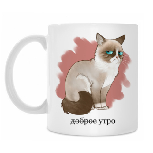Кружка Grumpy cat - Угрюмый кот