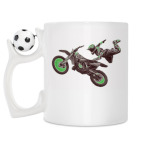 Кружка с футбольным мячиком