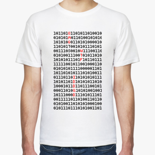 Футболка с принтом OMGWTFIDDQD