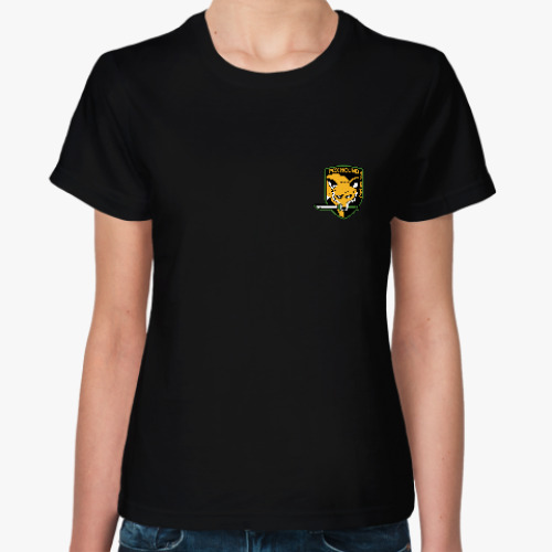 Женская футболка с принтом Metal Gear Solid