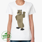 Женская футболка органик