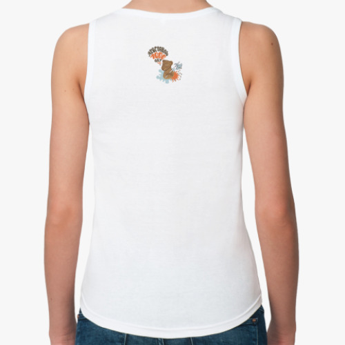 Женская майка с принтом  1000 лет Ярославль