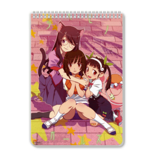 Блокнот с принтом Anime