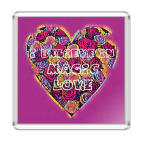 Магнит 6.5 x 6.5 см I believe in magic love
