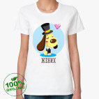 Женская футболка органик