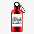 Металлическая бутылка 400 мл UV-DTF