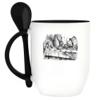 Кружка с ложкой