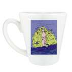 Кружка латте (360 мл) девушка-русалка